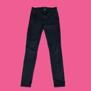 Joe’s Jeans The Charlie Flawless High Rise Skinny Jeans Black Sz 26